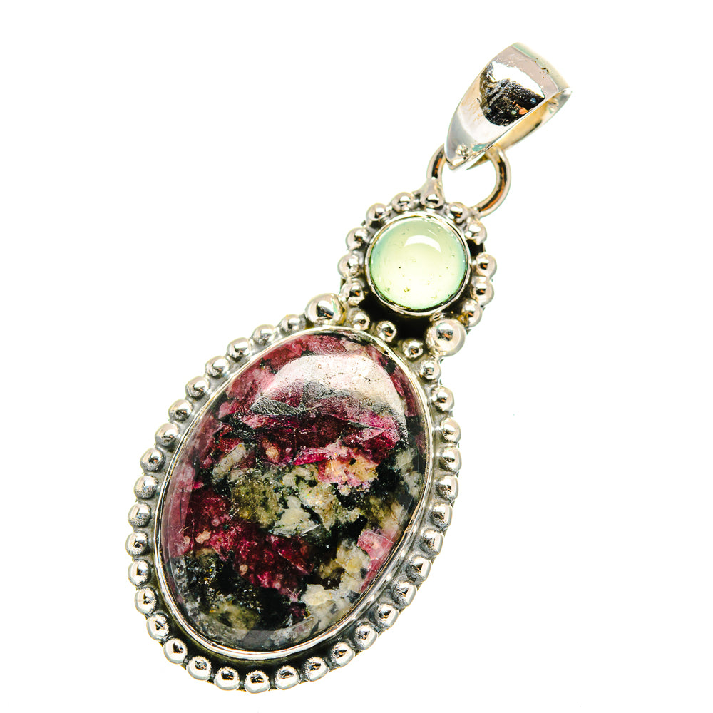 Russian Eudialyte Pendants handcrafted by Anasilvercos - PD12374