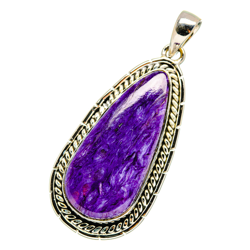 Charoite Pendants handcrafted by Anasilvercos - PD12377