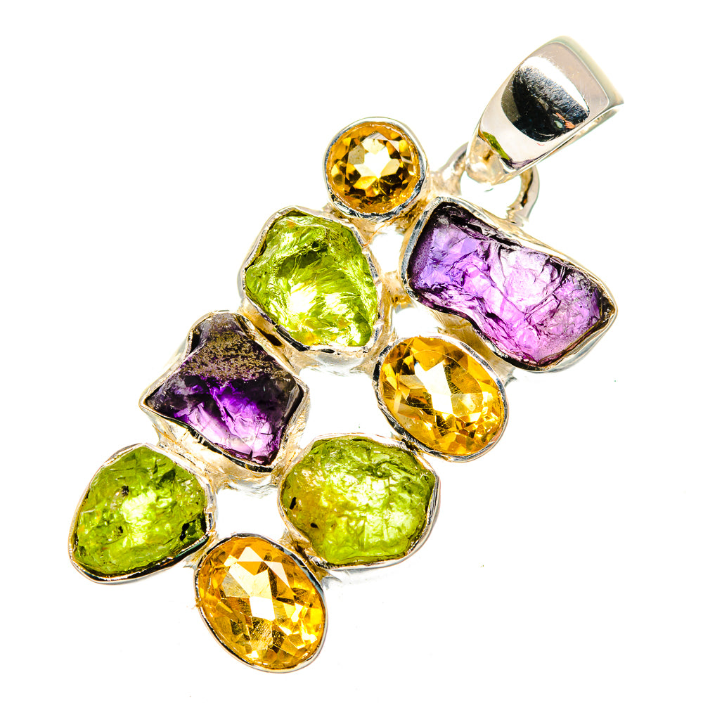 Amethyst Pendants handcrafted by Anasilvercos - PD12381