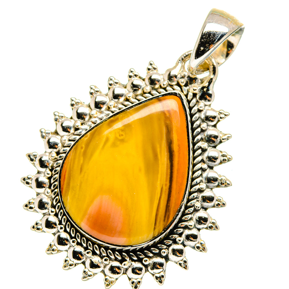 Willow Creek Jasper Pendants handcrafted by Anasilvercos - PD12390