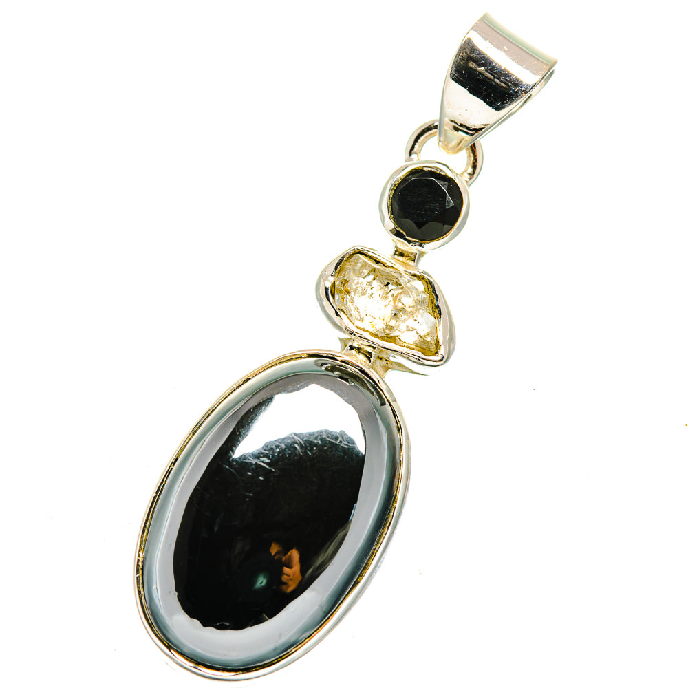 Hematite Pendants handcrafted by Anasilvercos - PD12397