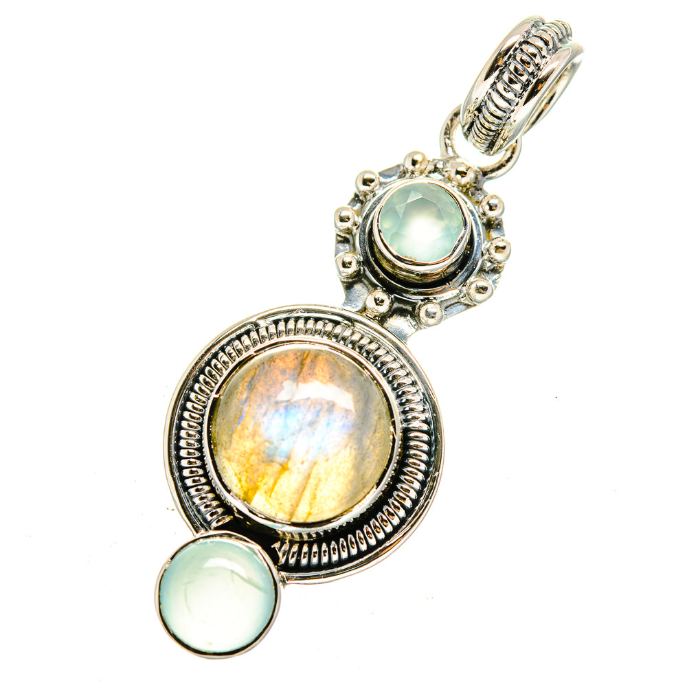 Labradorite Pendants handcrafted by Anasilvercos - PD12400