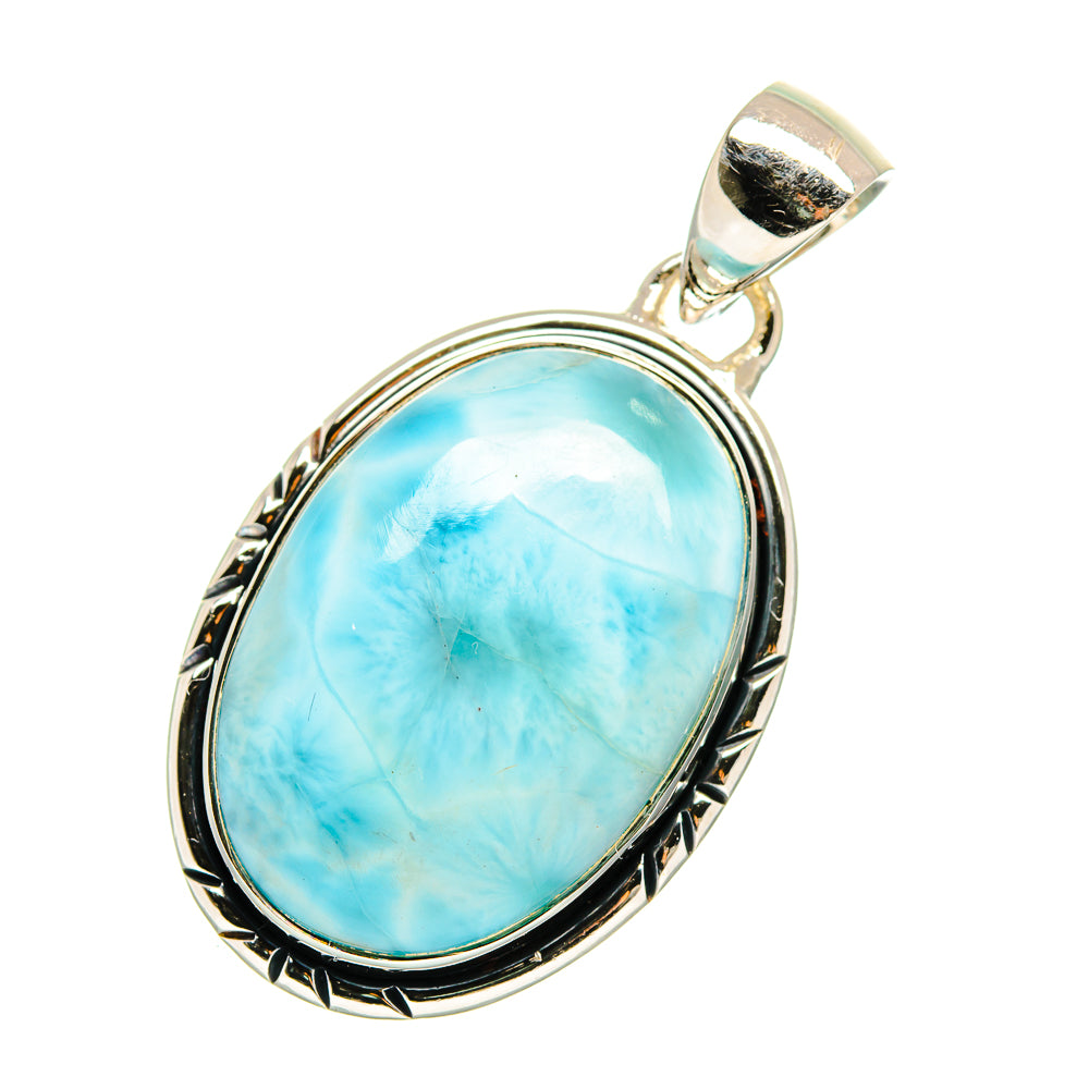 Larimar Pendants handcrafted by Anasilvercos - PD12412