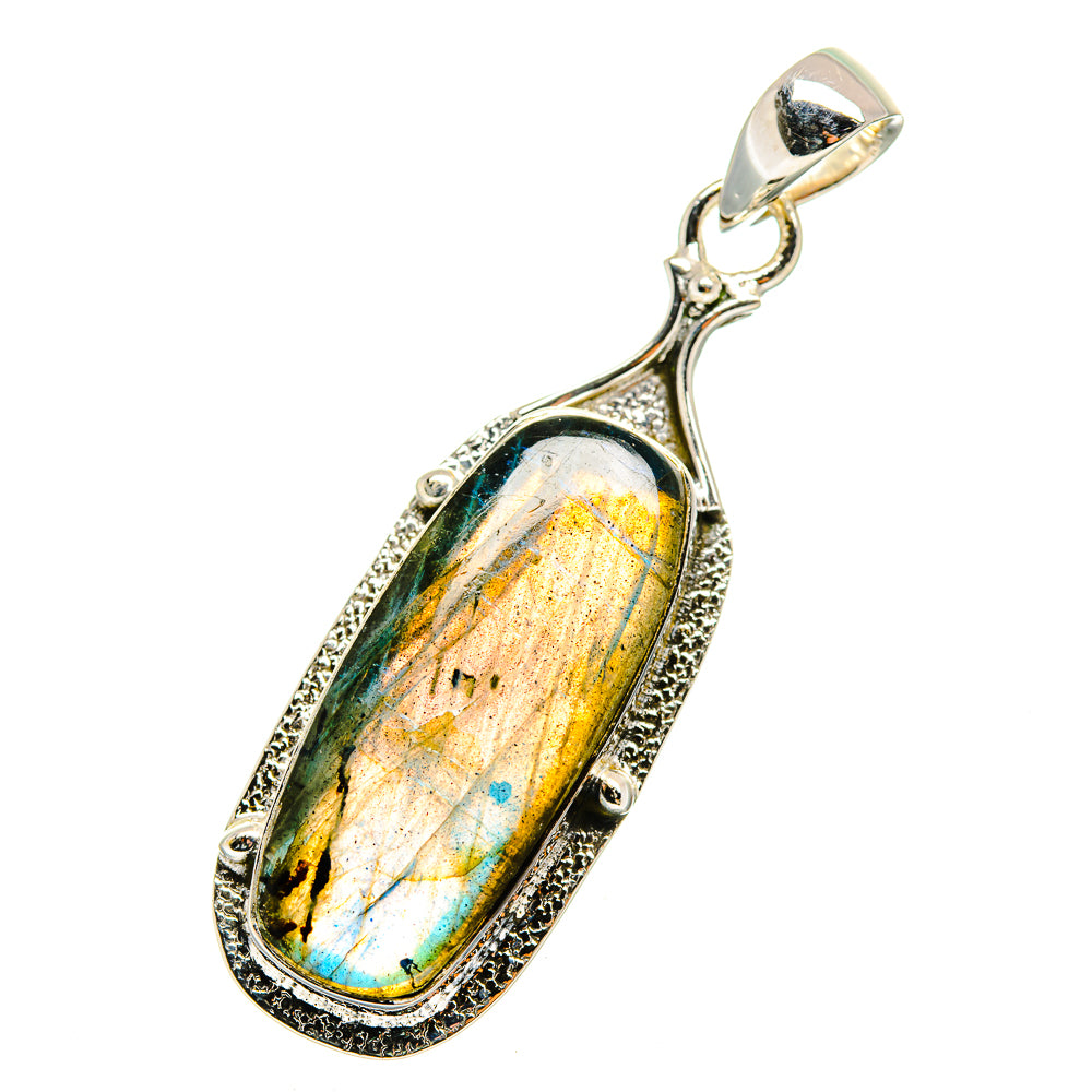 Labradorite Pendants handcrafted by Anasilvercos - PD12414