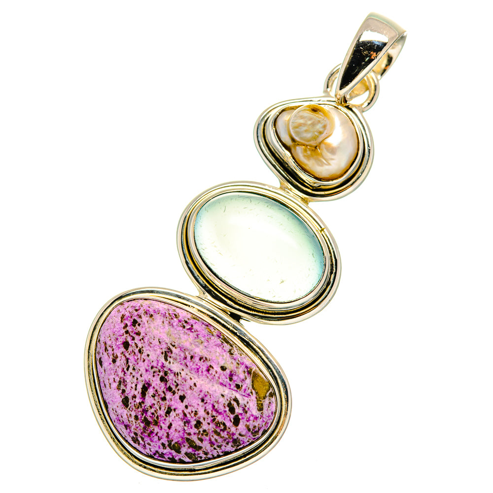 Stichtite Pendants handcrafted by Anasilvercos - PD12415
