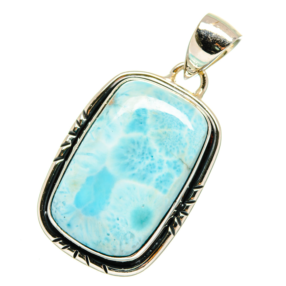Larimar Pendants handcrafted by Anasilvercos - PD12427