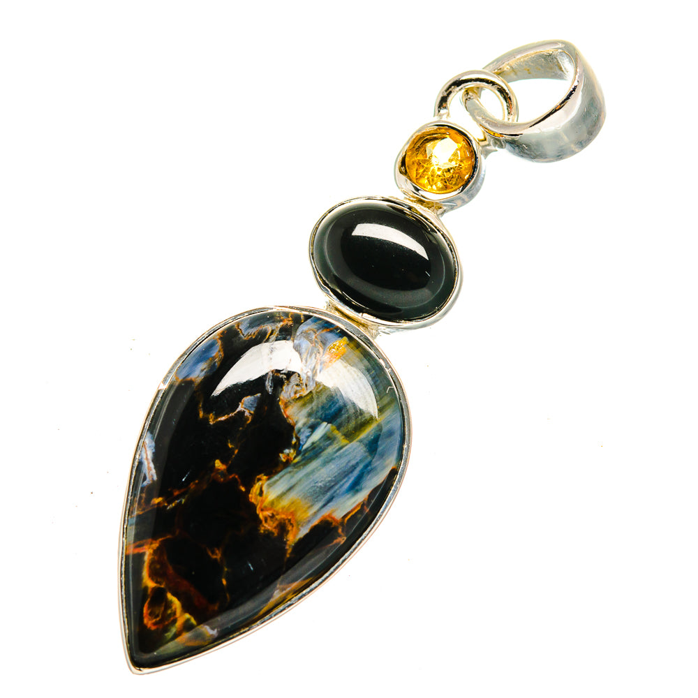 Pietersite Pendants handcrafted by Anasilvercos - PD12435