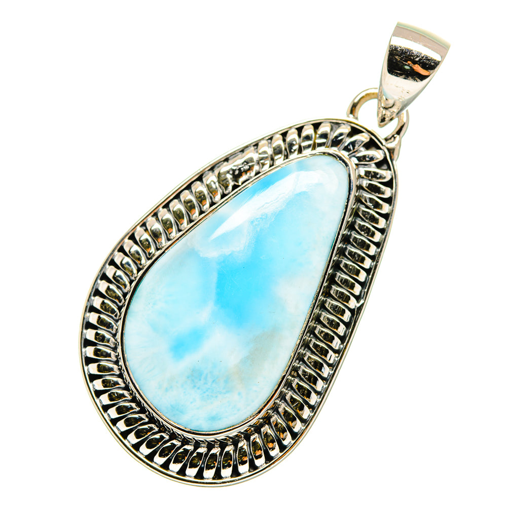 Larimar Pendants handcrafted by Anasilvercos - PD12464