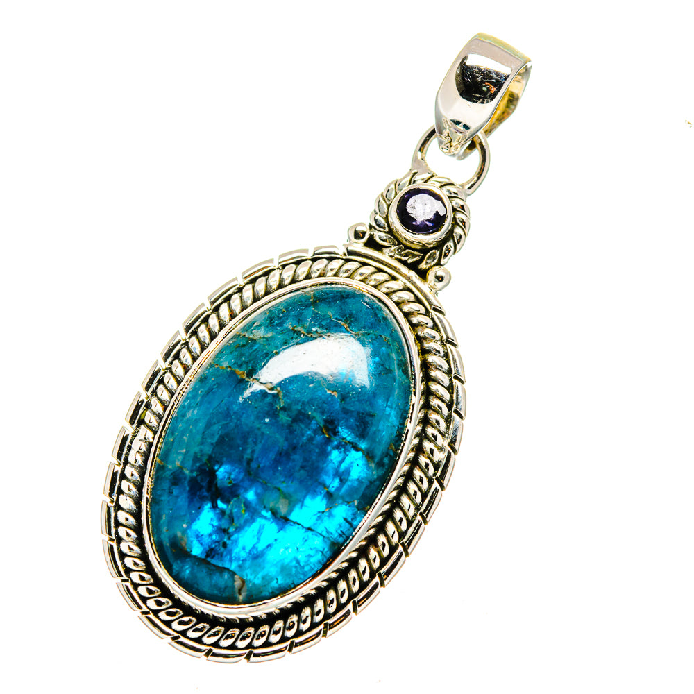 Apatite Pendants handcrafted by Anasilvercos - PD12474