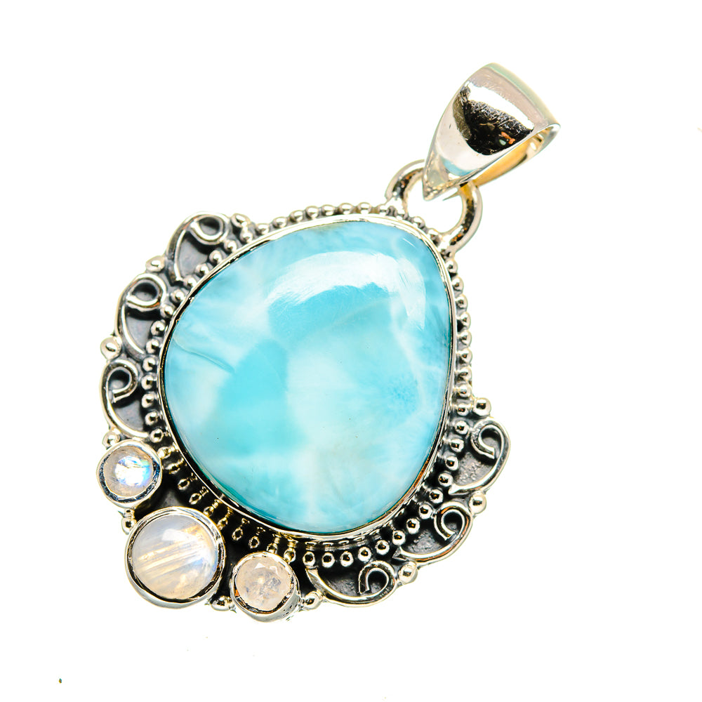 Larimar Pendants handcrafted by Anasilvercos - PD12481
