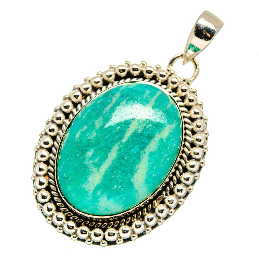 Amazonite Pendants handcrafted by Anasilvercos - PD12504