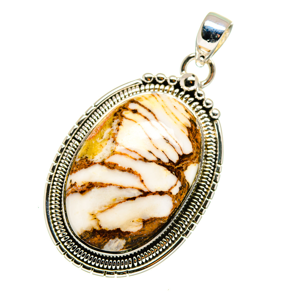 Peanut Wood Jasper Pendants handcrafted by Anasilvercos - PD12507 - Photo 2