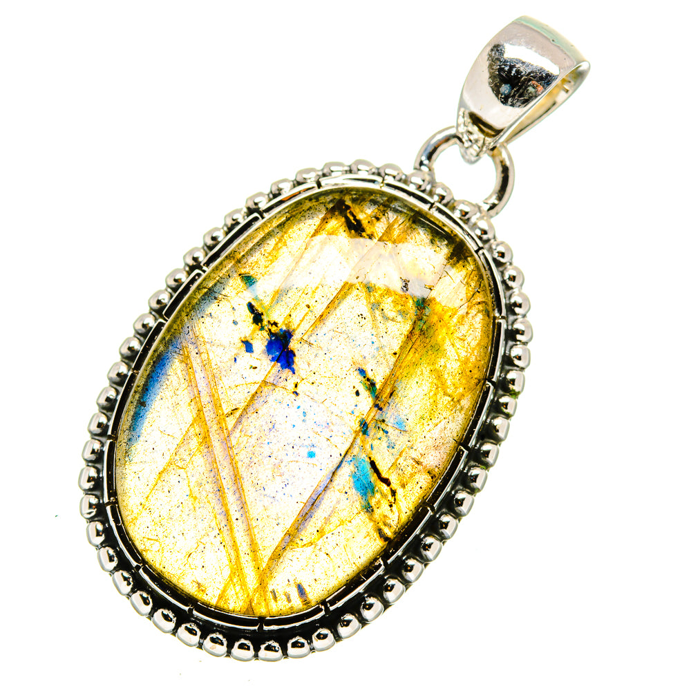 Labradorite Pendants handcrafted by Anasilvercos - PD12516