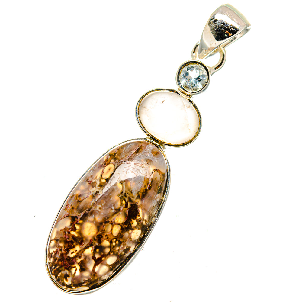 Ocean Jasper Pendants handcrafted by Anasilvercos - PD12520