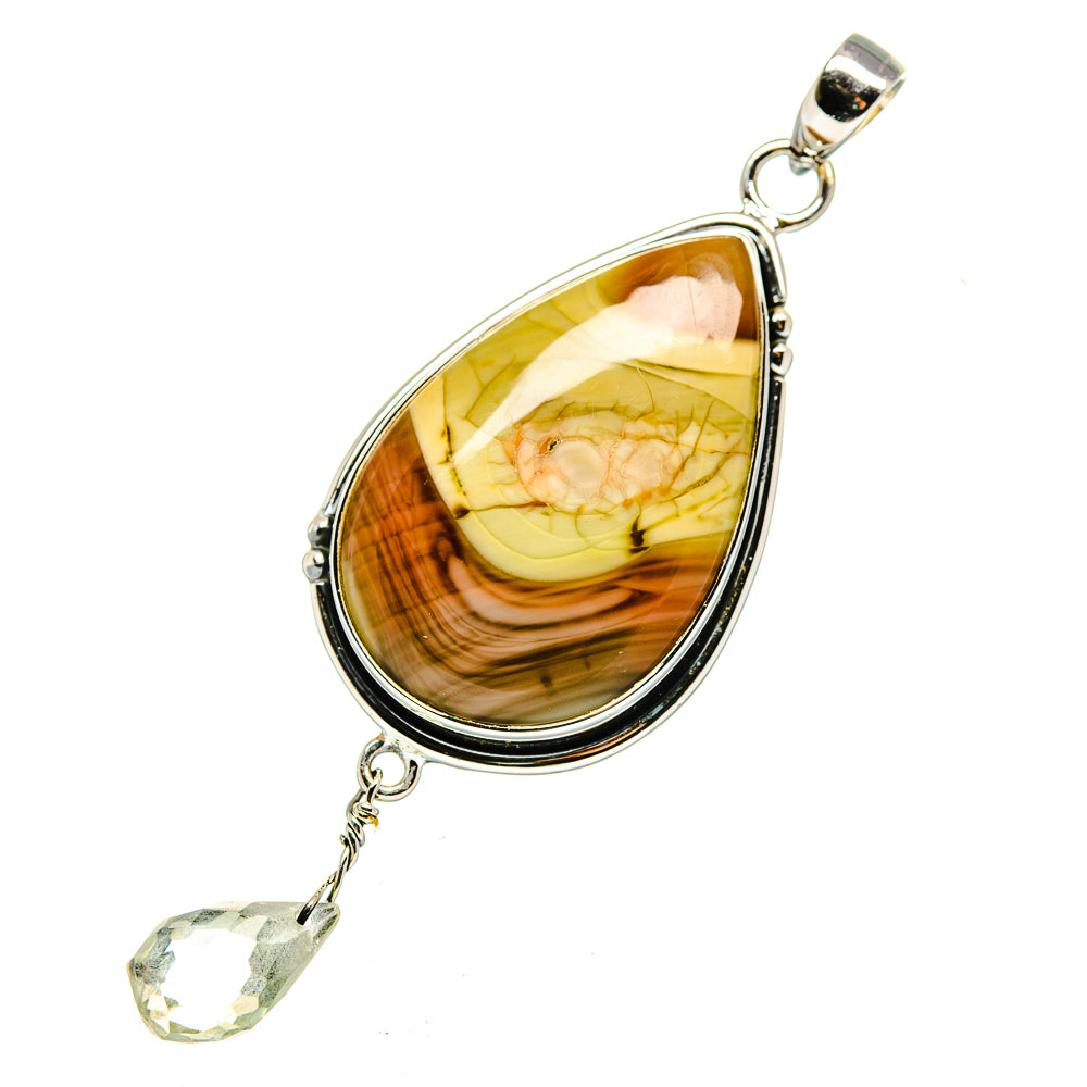 Willow Creek Jasper Pendants handcrafted by Anasilvercos - PD12526