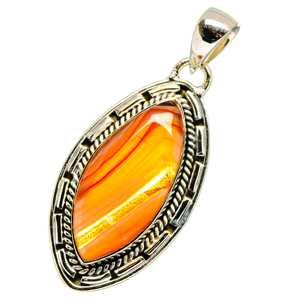 Botswana Agate Pendants handcrafted by Anasilvercos - PD12539