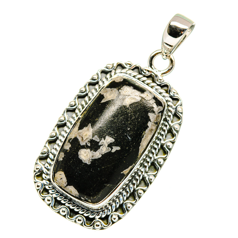 Pinolith Jasper Pendants handcrafted by Anasilvercos - PD12549