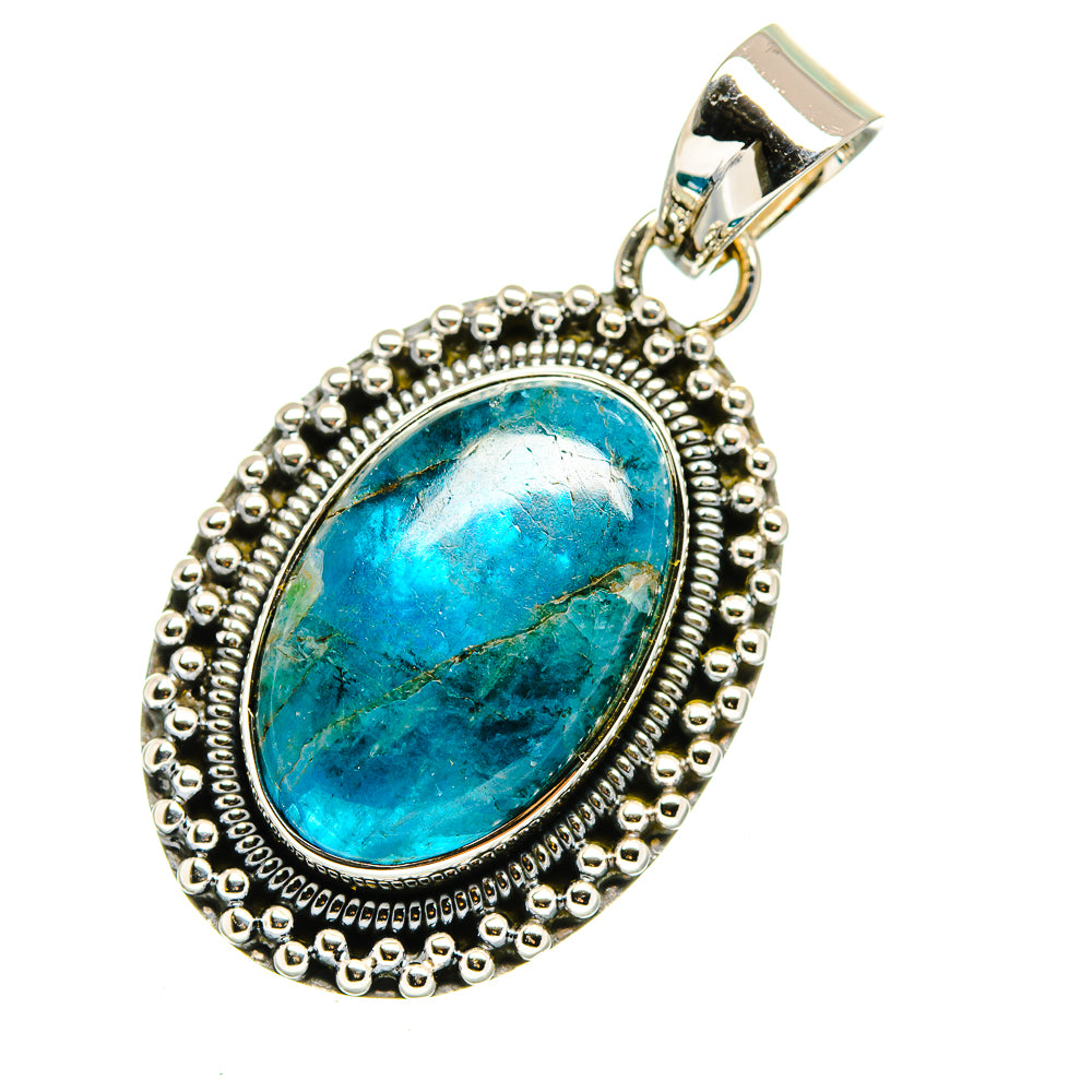 Chrysocolla Pendants handcrafted by Anasilvercos - PD12563