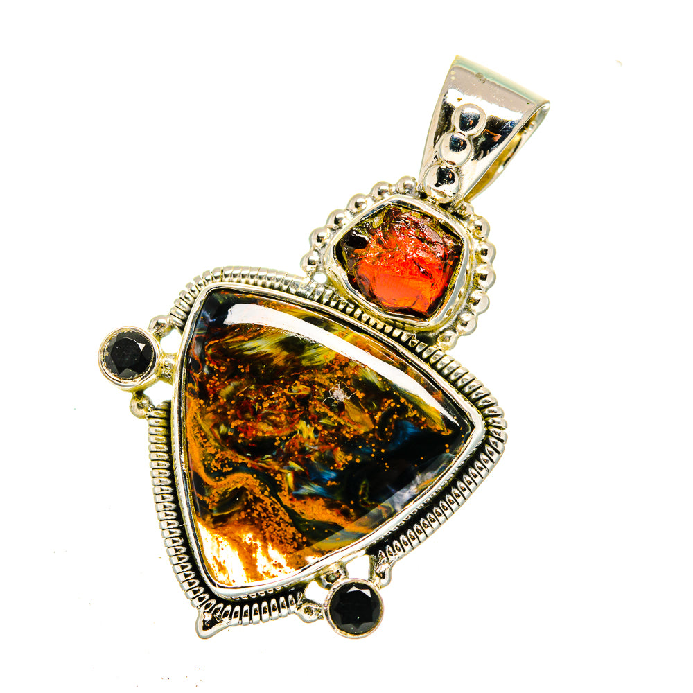Pietersite Pendants handcrafted by Anasilvercos - PD12586