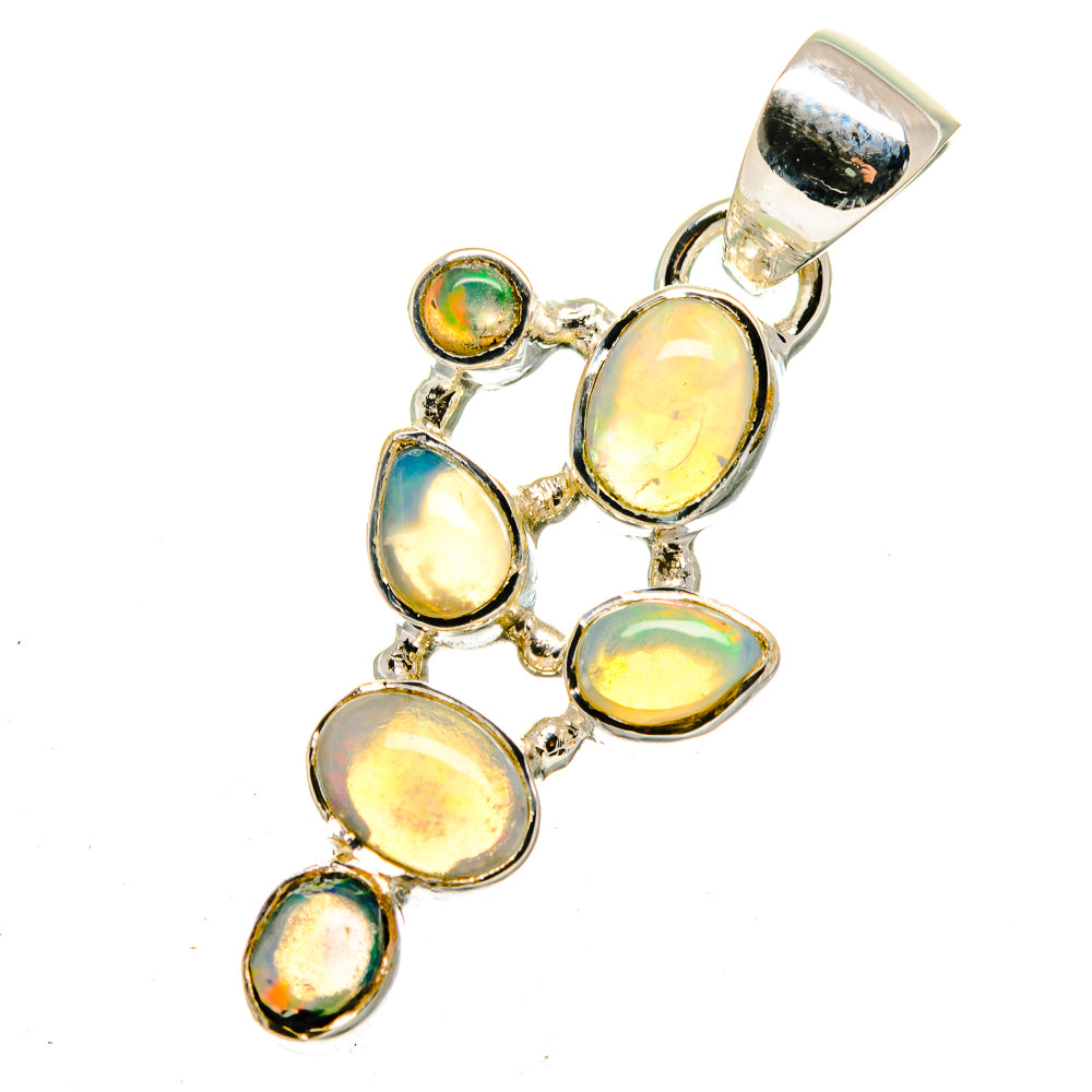 Ethiopian Opal Pendants handcrafted by Anasilvercos - PD12587
