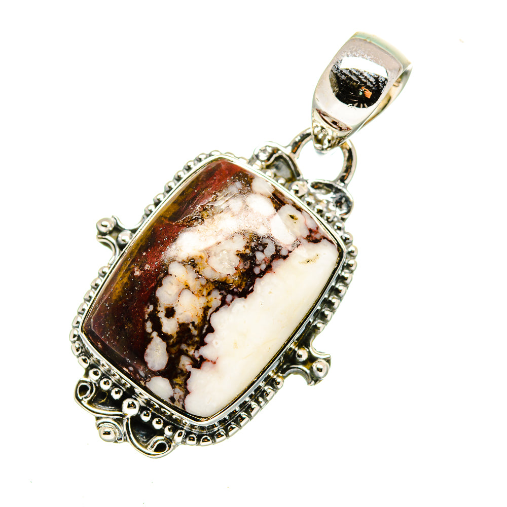 Peanut Wood Jasper Pendants handcrafted by Anasilvercos - PD12588