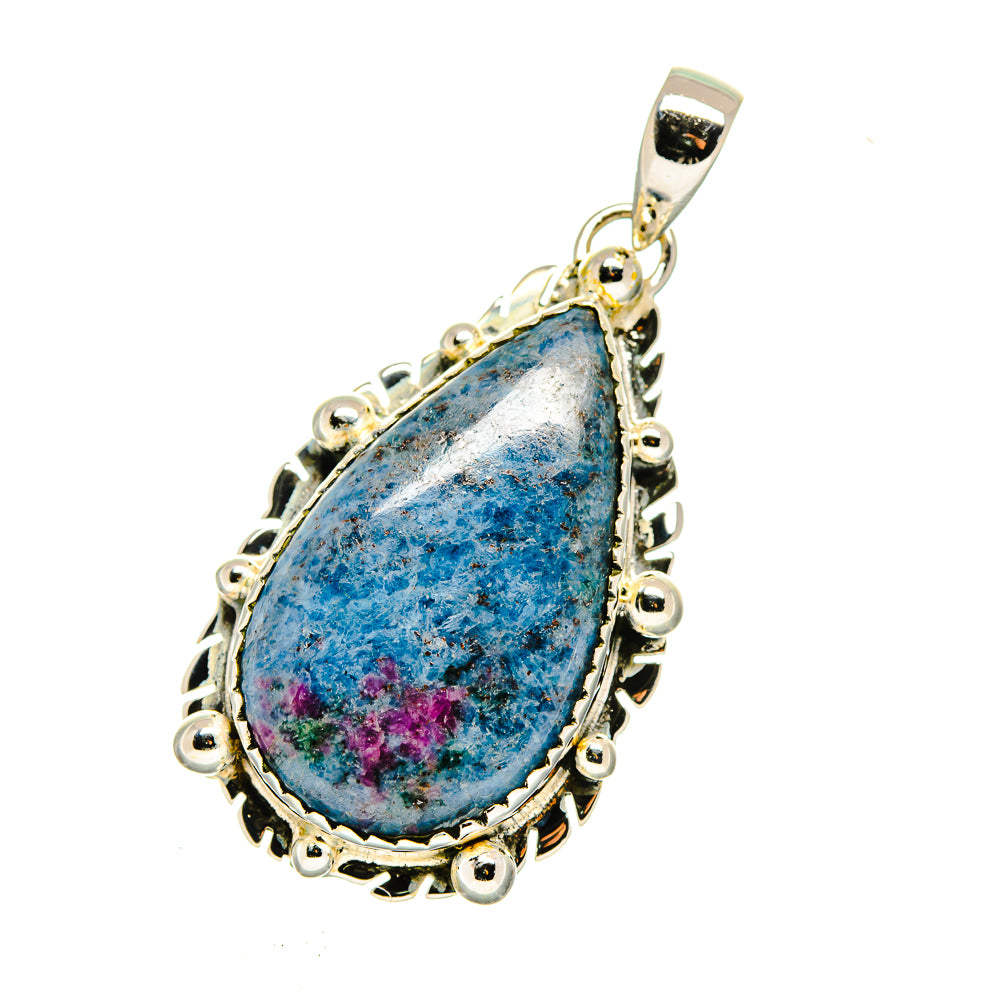 Ruby Fuchsite Pendants handcrafted by Anasilvercos - PD12590
