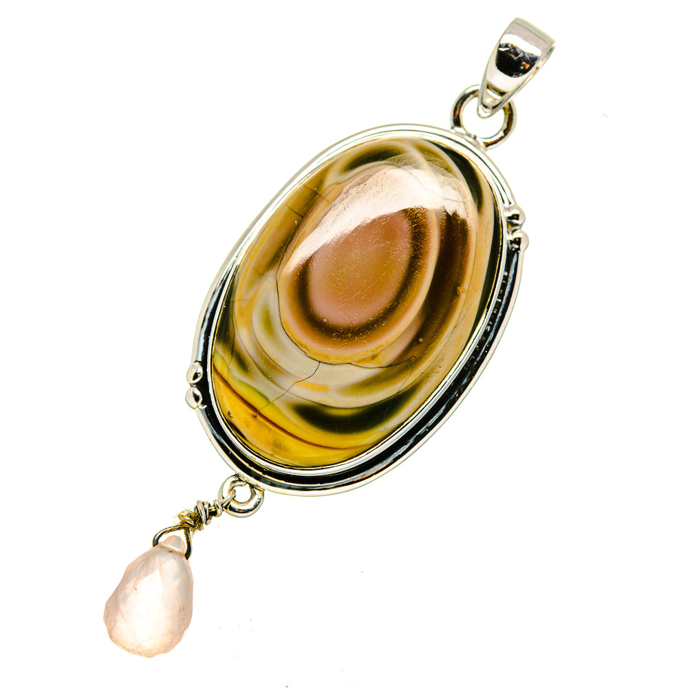 Willow Creek Jasper Pendants handcrafted by Anasilvercos - PD12604