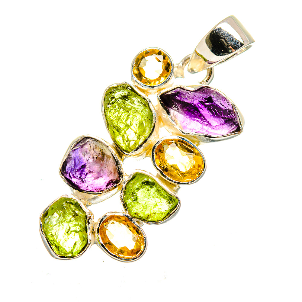 Amethyst Pendants handcrafted by Anasilvercos - PD12617