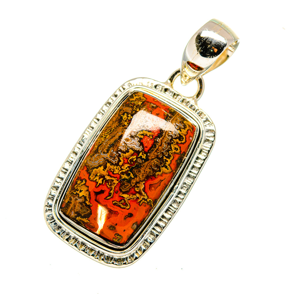 Moroccan Agate Pendants handcrafted by Anasilvercos - PD12631
