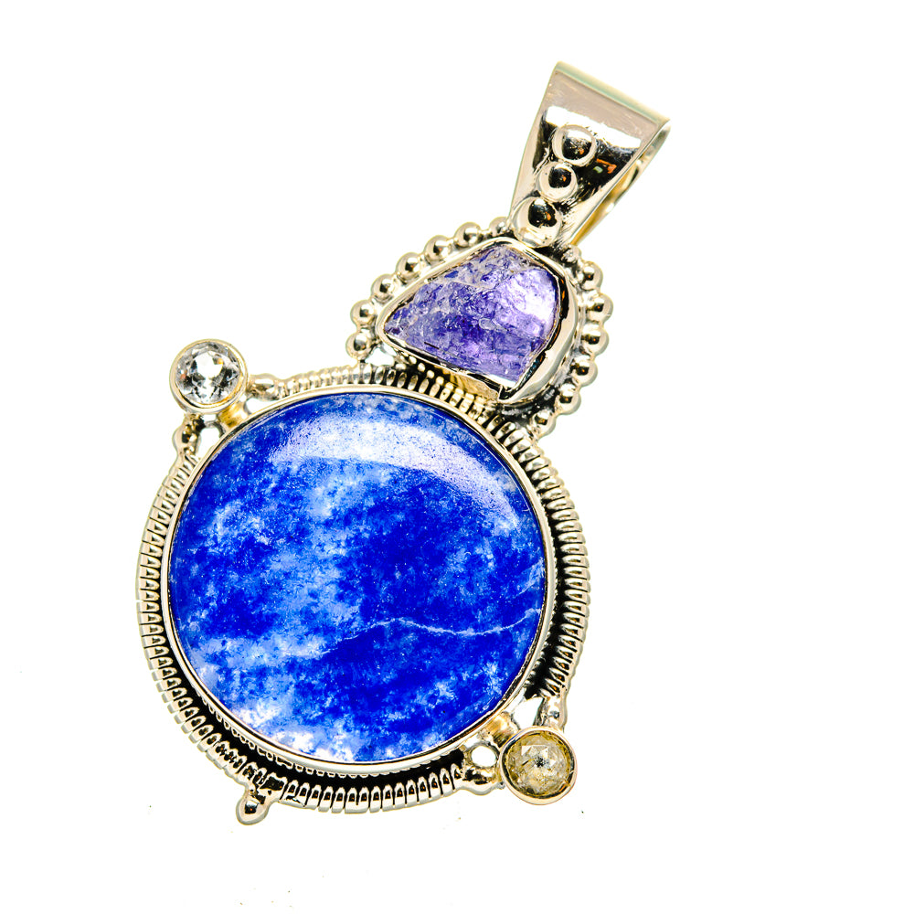 Sodalite Pendants handcrafted by Anasilvercos - PD12643