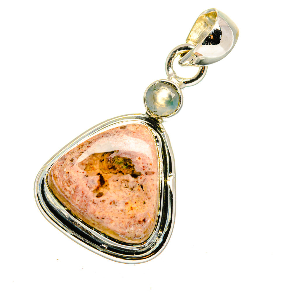 Mexican Fire Opal Pendants handcrafted by Anasilvercos - PD12644