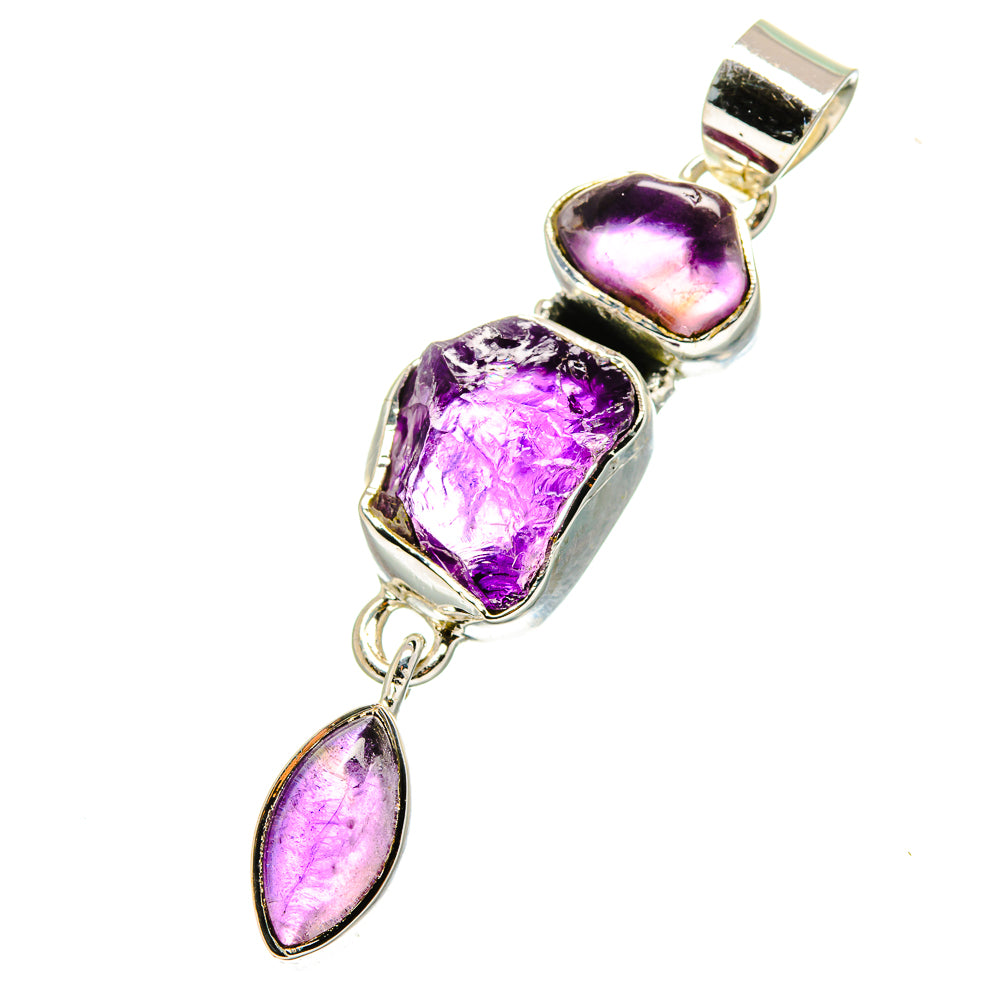 Amethyst Pendants handcrafted by Anasilvercos - PD12662