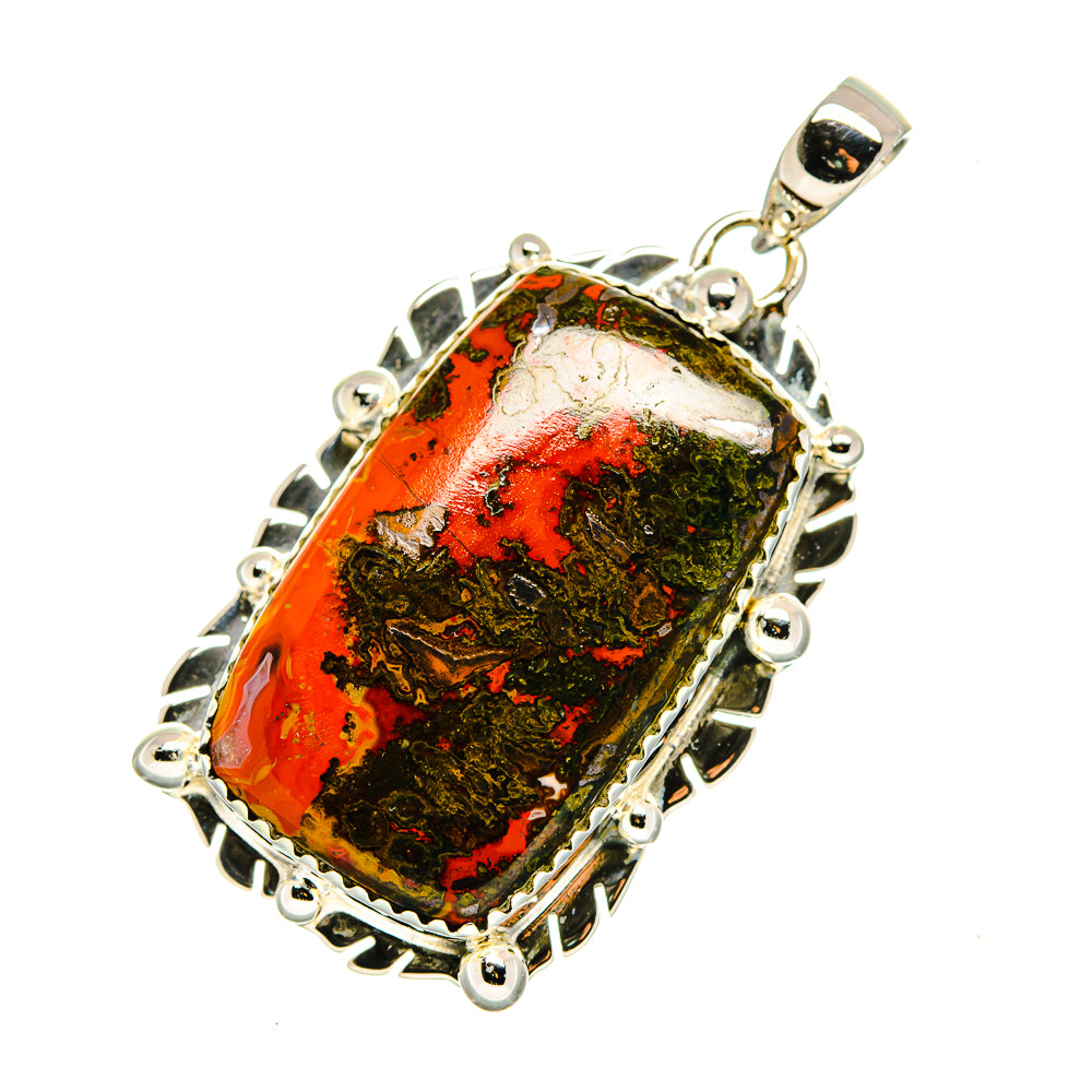 Moroccan Agate Pendants handcrafted by Anasilvercos - PD12665