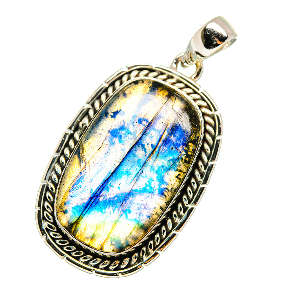 Labradorite Pendants handcrafted by Anasilvercos - PD12670