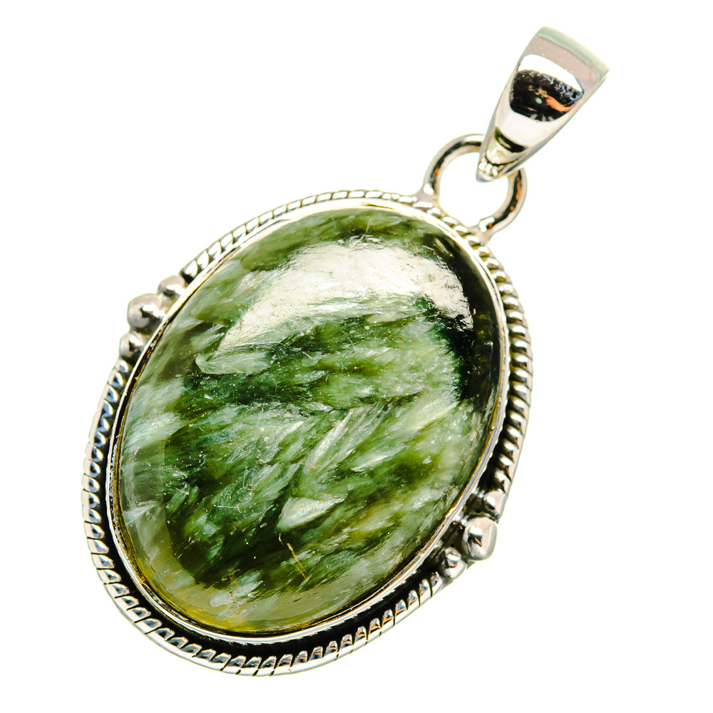 Seraphinite Pendants handcrafted by Anasilvercos - PD12678