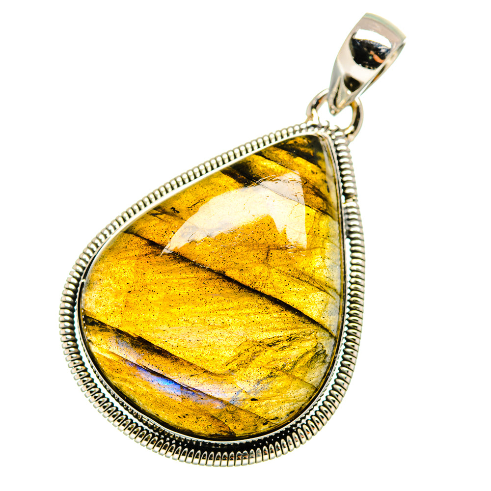 Labradorite Pendants handcrafted by Anasilvercos - PD12679
