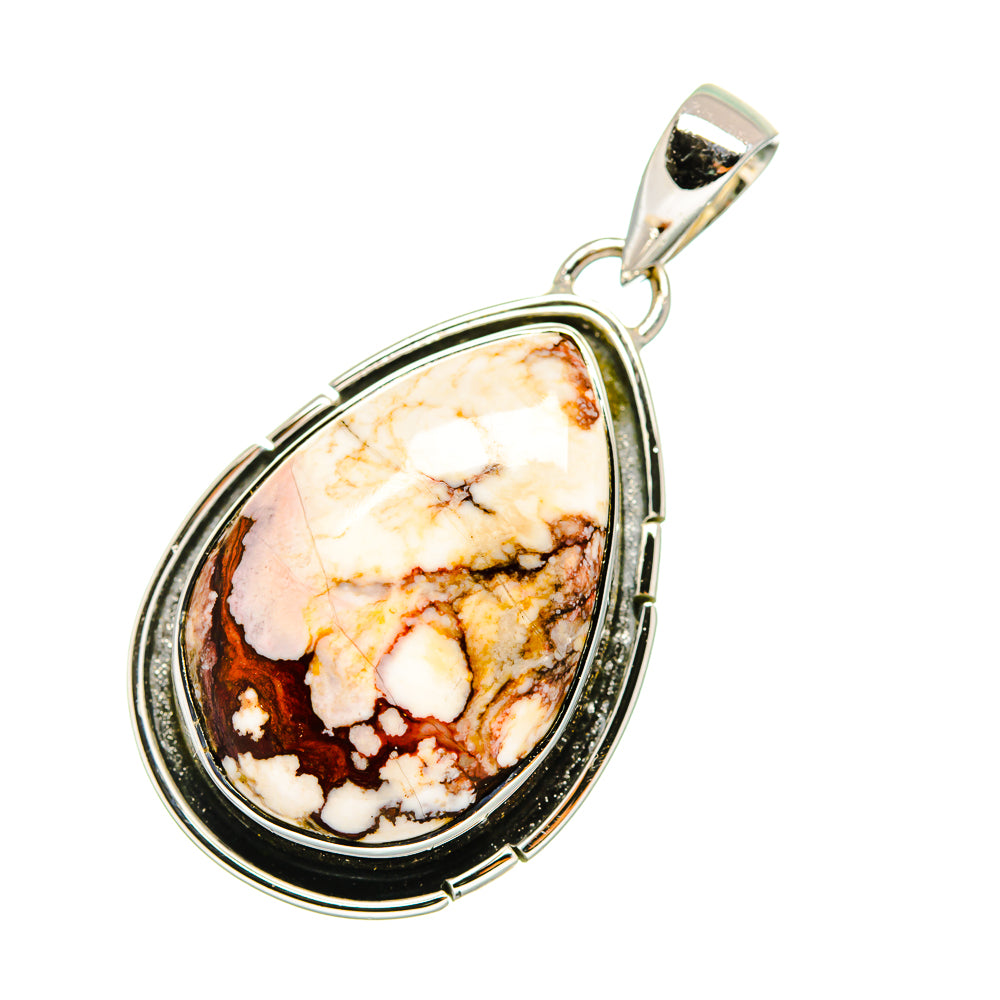 Peanut Wood Jasper Pendants handcrafted by Anasilvercos - PD12686