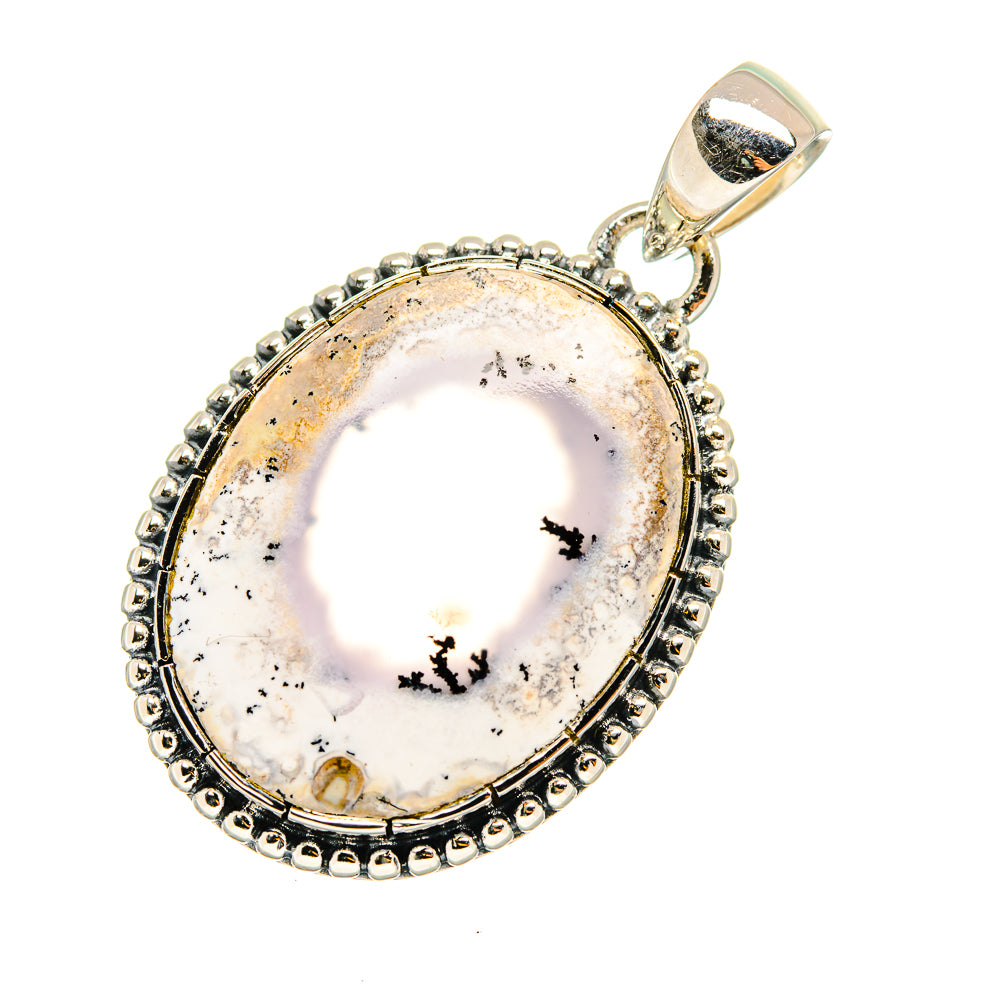 Dendritic Opal Pendants handcrafted by Anasilvercos - PD12688