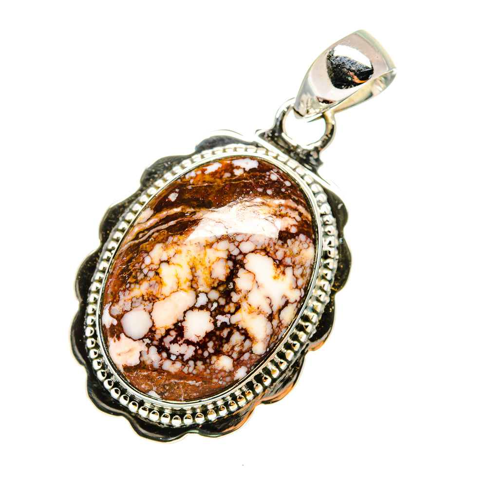 Peanut Wood Jasper Pendants handcrafted by Anasilvercos - PD12693 - Photo 2