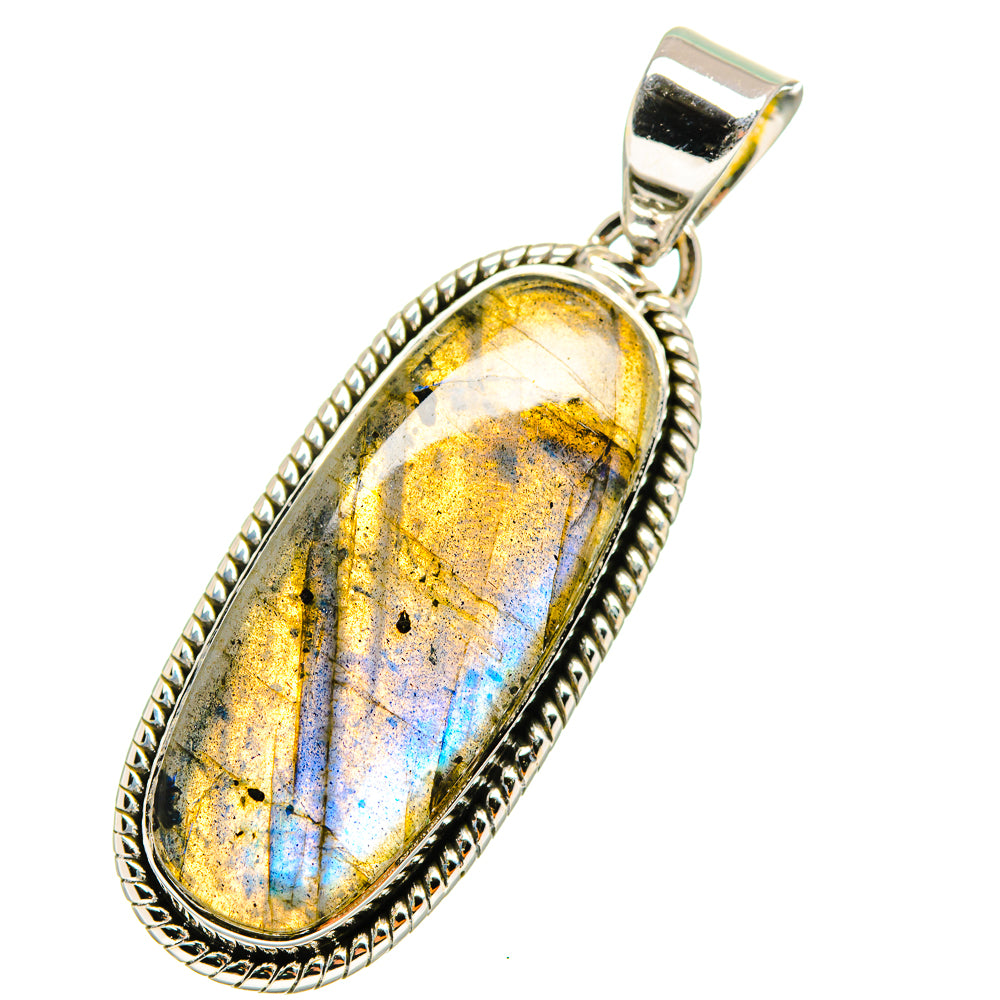 Labradorite Pendants handcrafted by Anasilvercos - PD12699