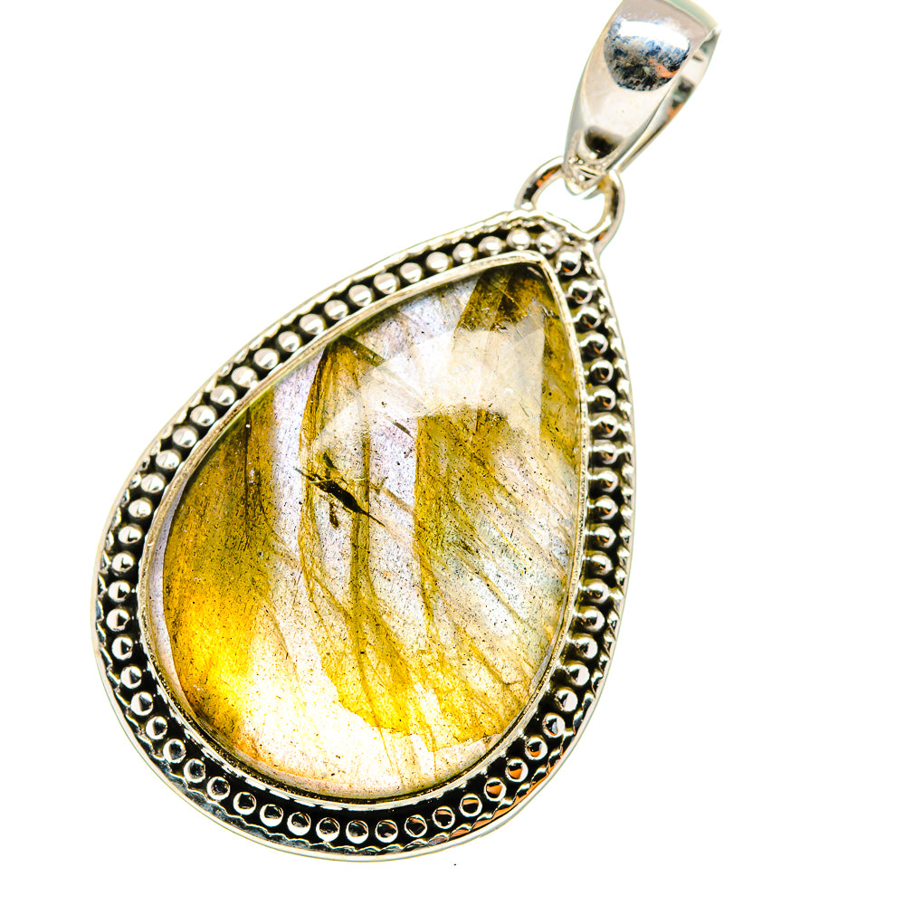 Labradorite Pendants handcrafted by Anasilvercos - PD12702 - Photo 2