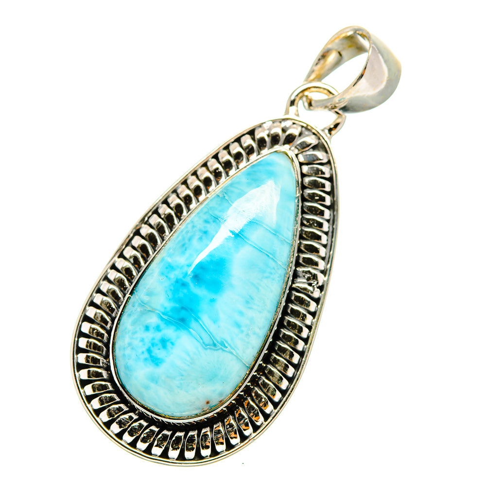 Larimar Pendants handcrafted by Anasilvercos - PD12703
