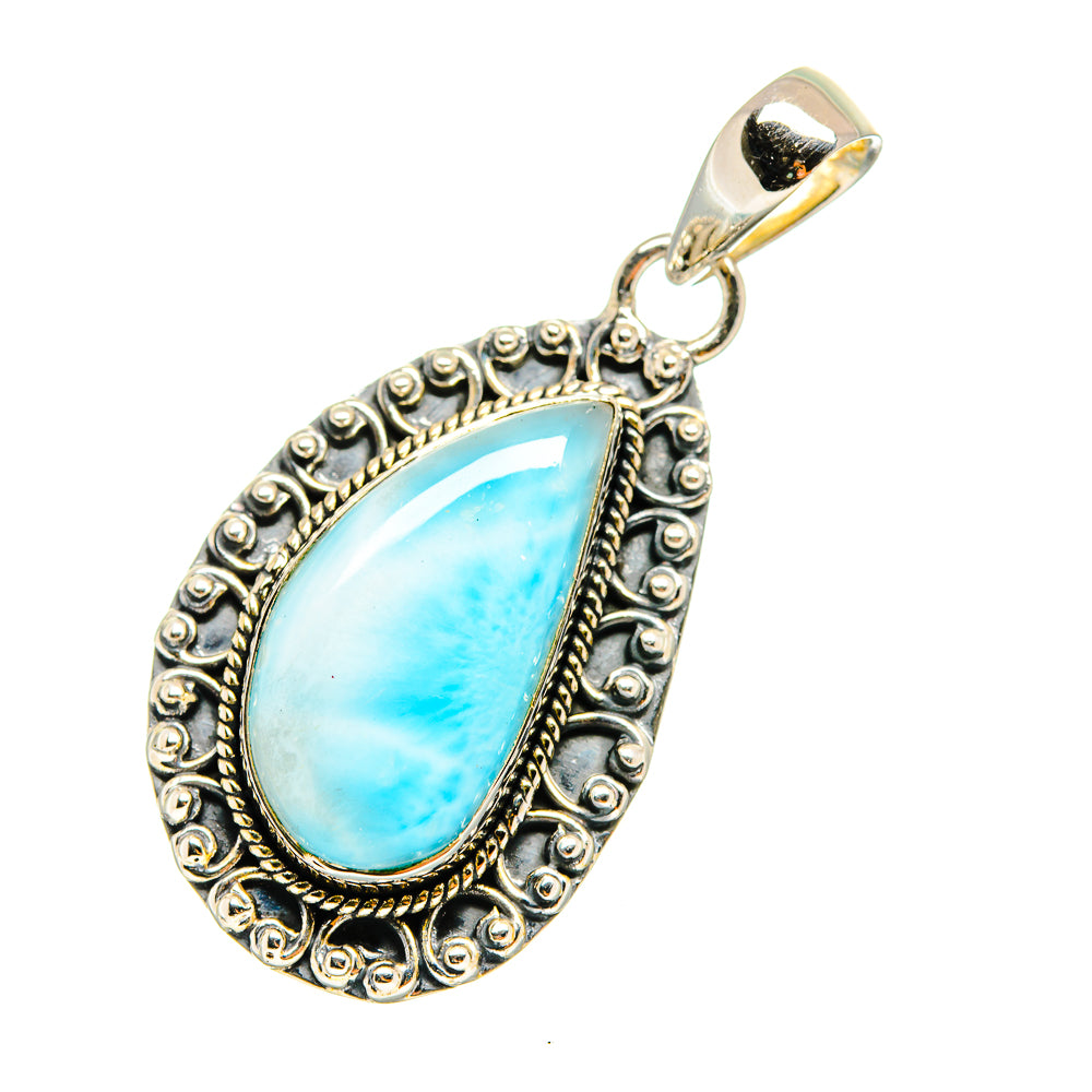 Larimar Pendants handcrafted by Anasilvercos - PD12704