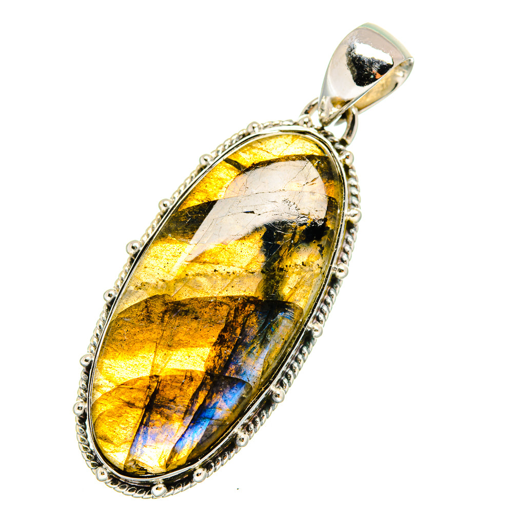 Labradorite Pendants handcrafted by Anasilvercos - PD12709