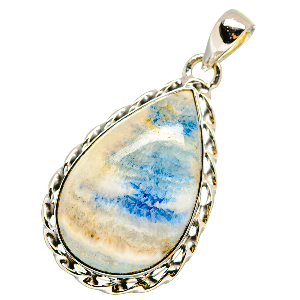Blue Scheelite Pendants handcrafted by Anasilvercos - PD12720
