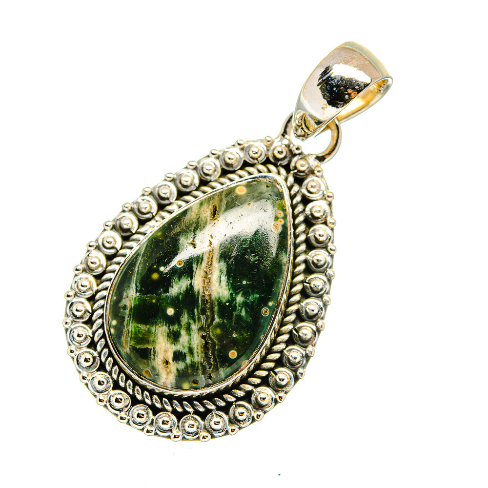 Ocean Jasper Pendants handcrafted by Anasilvercos - PD12727