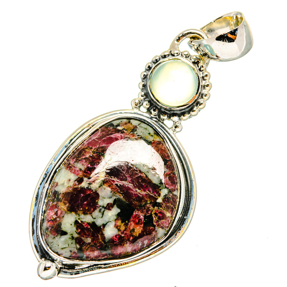 Russian Eudialyte Pendants handcrafted by Anasilvercos - PD12739