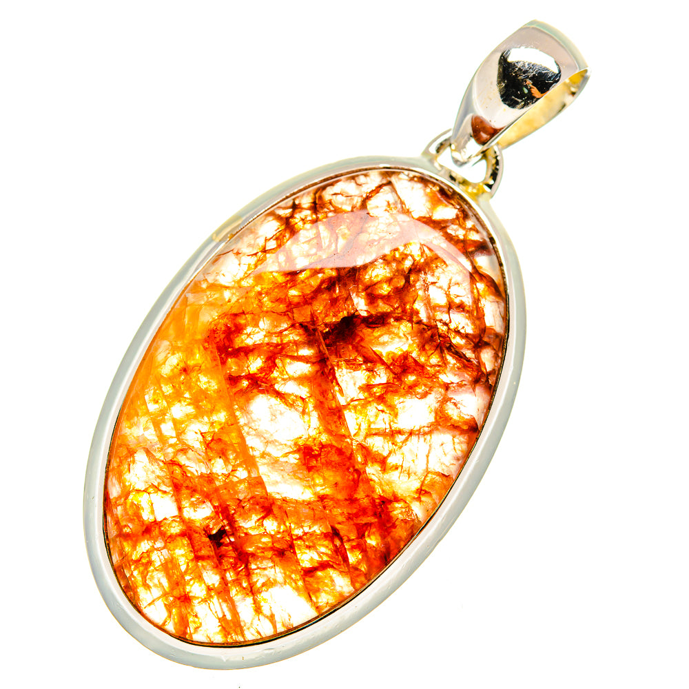 Sunstone Pendants handcrafted by Anasilvercos - PD12751