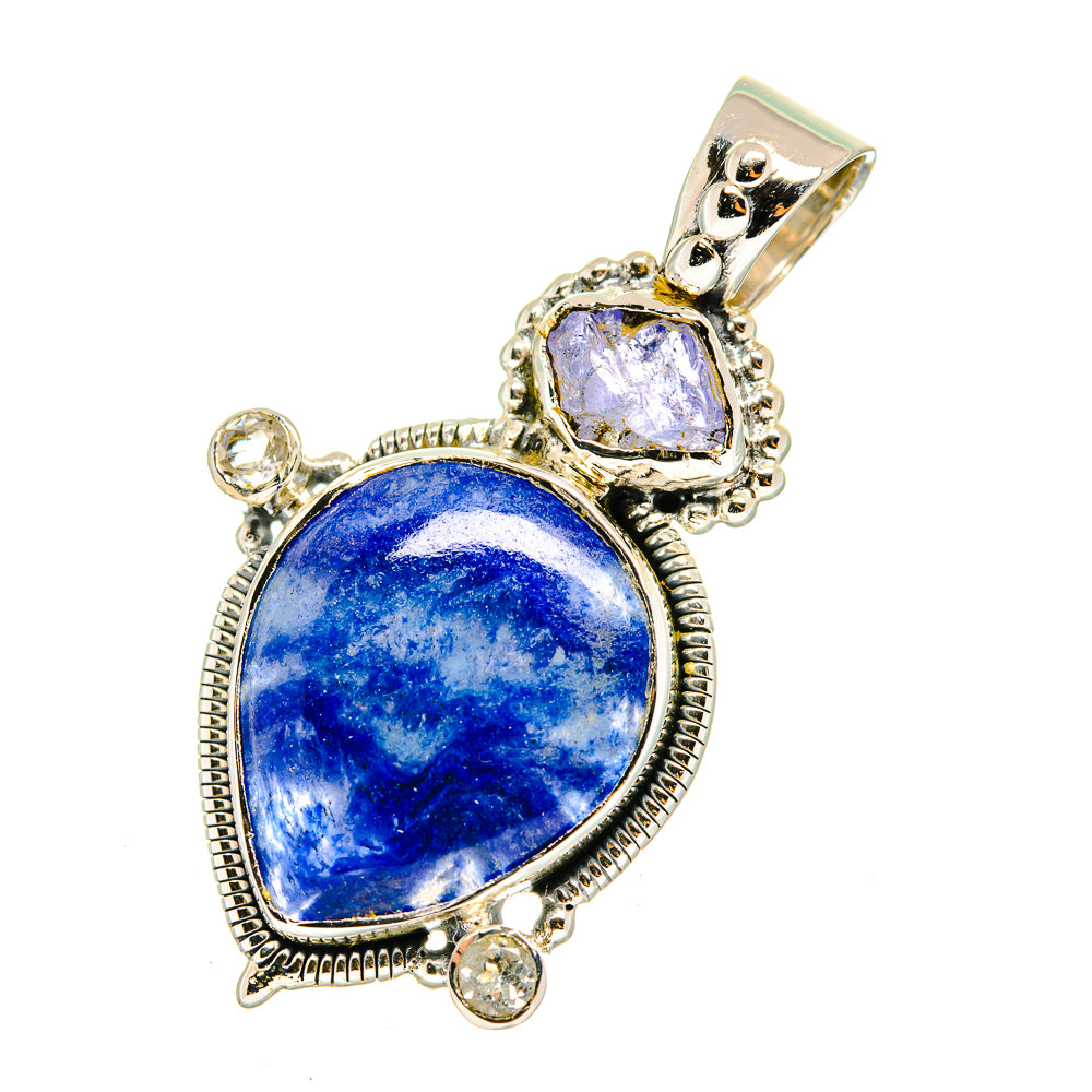 Sodalite Pendants handcrafted by Anasilvercos - PD12757