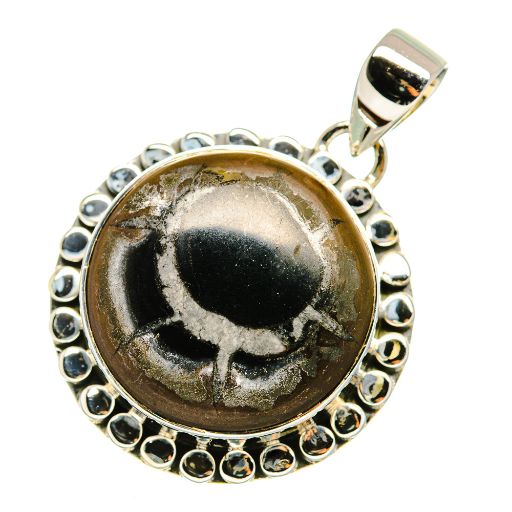 Septarian Geode Pendants handcrafted by Anasilvercos - PD12761